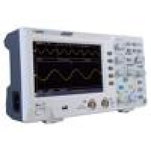 Osciloskop: číslicový Ch: 2 50MHz 500Msps 10kpts LCD 7