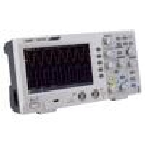 Osciloskop: číslicový Ch: 2 200MHz 1Gsps 10kpts LCD 7