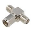 Adaptér SMA zásuvka x2,SMA vidlice 6GHz 50Ω Povrch: niklovaný