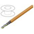 Vodič S/FTP 4x2x23AWG 7 drát OFC LSZH oranžová 50m CPR: Dca