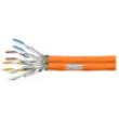 Vodič S/FTP 2x4x2x23AWG 7 drát Cu LSZH oranžová 50m CPR: Dca