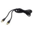 Kabel USB 2.0 USB C vidlice,z obou stran 1,5m černá 480Mbps
