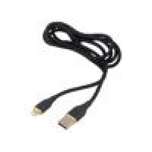Kabel USB 2.0 vidlice Apple Lightning,USB A vidlice 1,5m