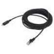 Kabel USB 3.2 RJ45 vidlice,USB C vidlice niklovaný 7,5m PVC