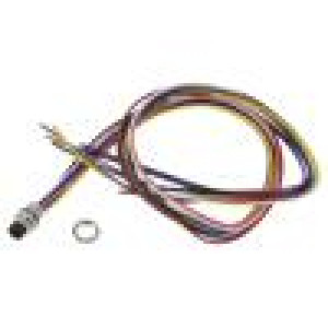 Konektor: M8 zásuvka vidlice PIN: 8 0,25mm2 32V 1,5A IP67