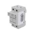 Zásuvka 10x38mm na přípojnici DIN 30A Póly: 2 1kVDC