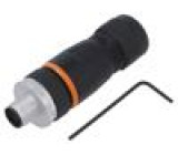Konektor: M12 zástrčka PIN: 5 vidlice kód E na kabel IP67 16A