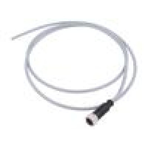 Konektor: M12 zástrčka PIN: 3 zásuvka 1,5m Izolace: PVC přímý