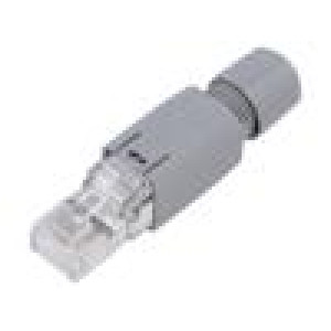 Konektor: RJ45 zástrčka PIN: 8 Kat: 5e stíněný 8p8c 4,5÷8mm