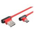 Kabel USB 2.0 USB A úhlová zástrčka,USB C úhlová zástrčka