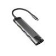 Hub USB USB 3.0 PnP šedá Počet portů: 5 5Gbps Sada: hub USB