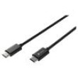 Kabel USB 2.0 USB C vidlice,z obou stran 0,1m černá 100W
