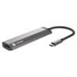 Hub USB USB 3.0 PnP šedá Počet portů: 4 5Gbps Sada: hub USB