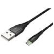 Kabel USB 2.0 USB A vidlice,USB C vidlice niklovaný 0,1m