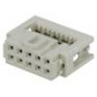Zástrčka IDC zásuvka PIN:10 na plochý kabel 1,27mm
