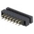 Přechodový IDC PIN:14 THT na plochý kabel 1mm R.kontaktů:2mm