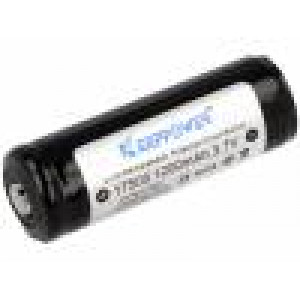 Akum: Li-Ion 17500,4/5A 3,7V 1200mAh Ø17x53mm