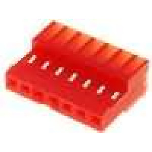 Konektor kabel-pl.spoj MTA-100 zástrčka zásuvka 7 PIN 2,54mm