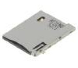 Konektor pro karty SIM push-push SMD zlacený PIN:6 500mA