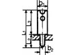 Konektor plochý 2,8mm 0,8mm kolík THT mosaz stříbřený