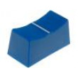 Knoflík - jezdec barva modrá 23x11x11mm Mat plast