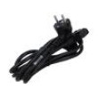 Kabel 3x1mm2 CEE 7/7 (E/F) úhlová vidlice,IEC C13 zásuvka