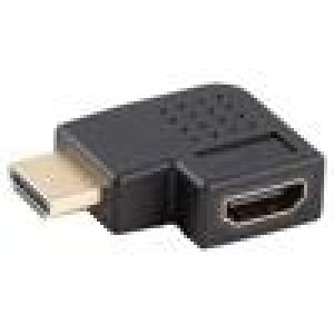 Adaptér HDMI zásuvka,HDMI konektor 90° vlevo/vpravo HDMI 2.0
