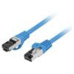 Patch cord RJ45 vidlice,z obou stran S/FTP Cat 8.1 lanko Cu