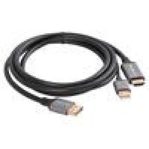 Kabel DisplayPort vidlice,HDMI vidlice,USB A vidlice PVC