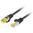 Patch cord RJ45 vidlice,z obou stran S/FTP 6a lanko Cu LSZH