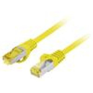 Patch cord RJ45 vidlice,z obou stran S/FTP 6a lanko Cu LSZH