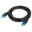 Kabel HDMI vidlice,z obou stran PVC 1,8m černá černá,modrá