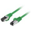 Patch cord RJ45 vidlice,z obou stran S/FTP Cat 8.1 lanko Cu