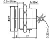 Přepínač piezoelektrický 1-polohové SPST-NO 0,2A/24VAC IP68
