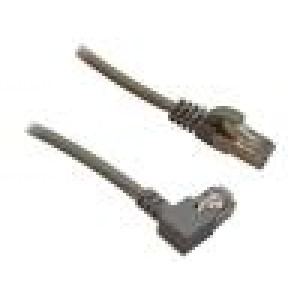 Patch cord RJ45 plug,RJ45 left angled plug F/UTP 6 stranded