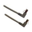 Patch cord RJ45 down angled plug,RJ45 up angled plug U/UTP
