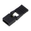 Konektor: kolíkové zásuvka 2,54mm zlacený propojka 1x2 černá