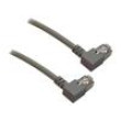 Patch cord RJ45 left angled plug,both sides S/FTP 7 stranded