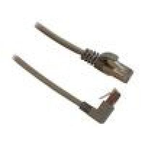 Patch cord RJ45 plug,RJ45 up angled plug F/UTP 6 stranded Cu