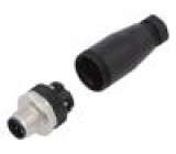 Connector: circular plug PIN: 4 male for cable screw terminal