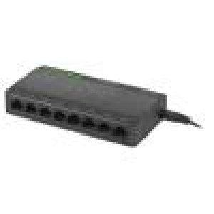 Switch Ethernet PnP,provozní stav: LED černá 1Gbps