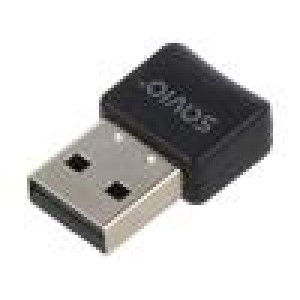 Adaptér BT USB A vidlice Bluetooth 5.0,USB 2.0 s diodou LED