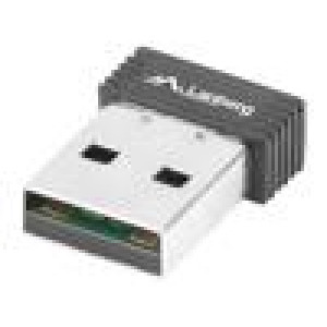 Počítačová karta: síťová WiFi USB A vidlice USB 2.0 černá