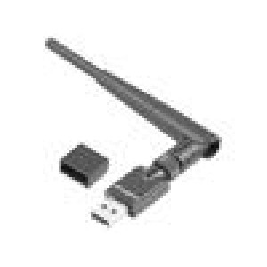 Počítačová karta: síťová WiFi USB A vidlice USB 2.0 černá