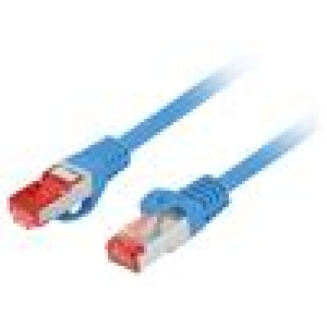Patch cord RJ45 vidlice,z obou stran S/FTP 6 lanko Cu LSZH