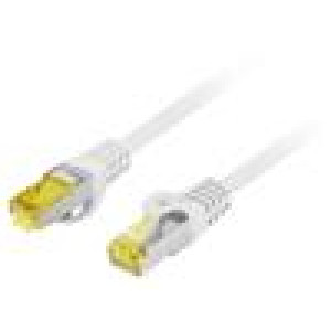 Patch cord RJ45 vidlice,z obou stran S/FTP 6a lanko Cu LSZH