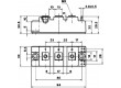 SKM100GB176D Tranzistor IGBT 1,7kV 125A SEMITRANS2