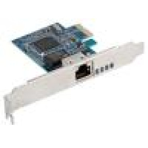 Počítačová karta: PCIe PCIe,RJ45 zásuvka lišta 1Gbps 0÷50°C