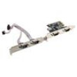 Počítačová karta: PCIe D-Sub 9pin vidlice x4,PCIe lišta