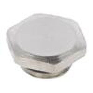 Záslepka M12 1,5 IP68 mosaz Povlak: nikl SKINDICHT® -20÷100°C